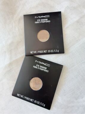 Bundle of 2 MAC Omega Eye Shadow Pro Palette Refill Pan-SHATTERED/DAMAGED